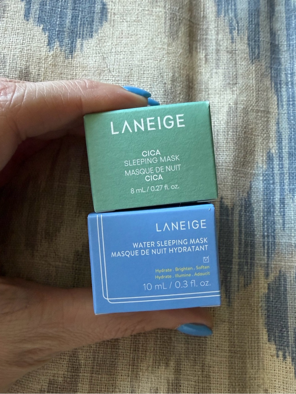 Two NWT Laneige Sleeping Mask Samples